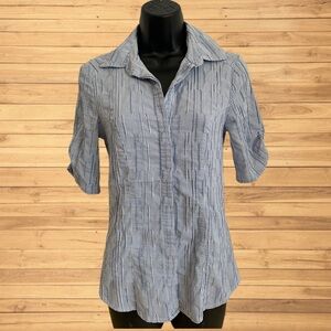 Le Chateau Striped Button Down Shirt